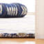 Tapis bleu / crème en laine touffeté à la main Emst-1047829683