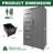Metal 4 Drawers File Cabinet With Lock 52.4"H
