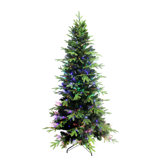 84' H Lighted Artificial Fir Christmas Tree