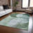 Machine Washable Indoor/Outdoor Cicel ACN1140 Seafoam Rug-109489535