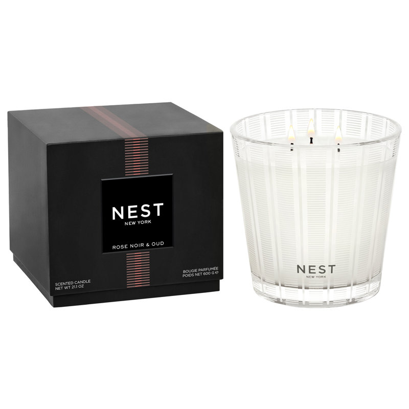 Rose Noir & Oud Classic Candle, 3-Wick