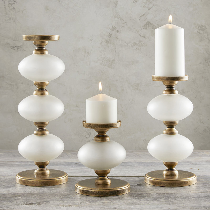 15'' H Metal Tabletop Candlestick