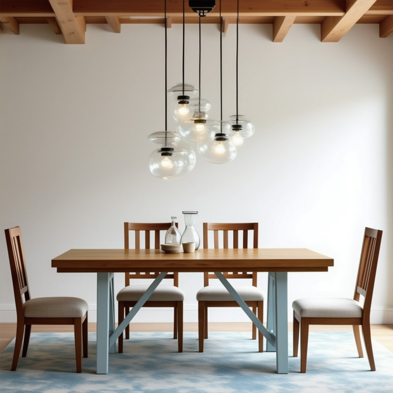 Farmhouse Two-Tone Dining Table