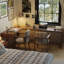 Bureaux en bois massif en L noyer-107938145-107938149