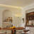 5 Lights Elegant Tiffany Style Vintage Ceiling Mount Light