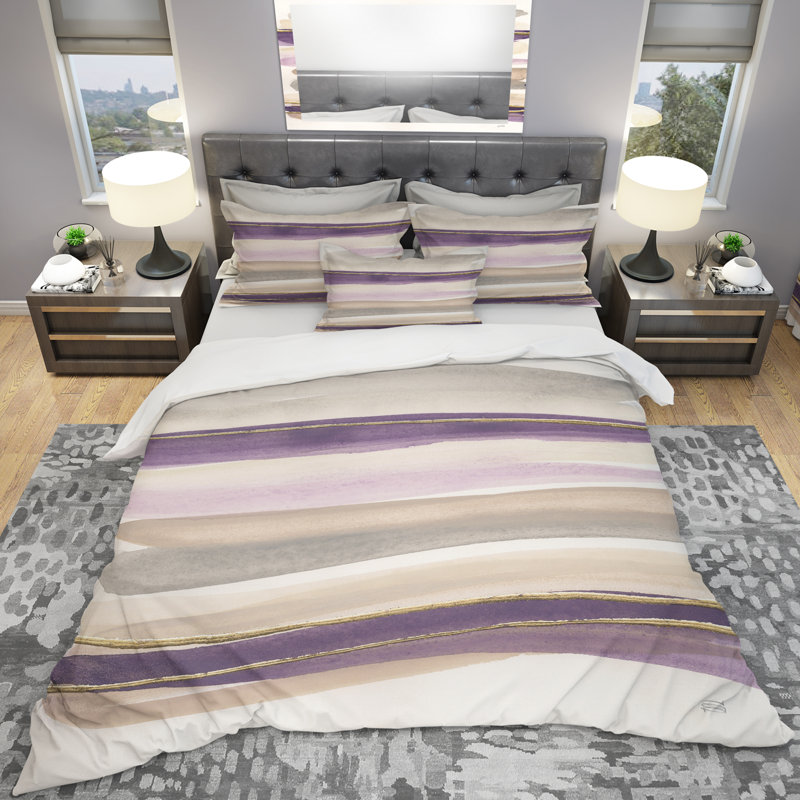 Shape of Glam - Ensemble de housse de couette Shabby Elegance - Microfibre de polyester