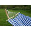 Marine Navy Blue Spreader Bar Hammock Size L With Wooden Stand