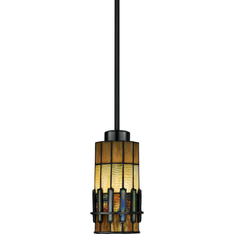 Luminaire suspendu cylindrique unique 1 lumières Guillen
