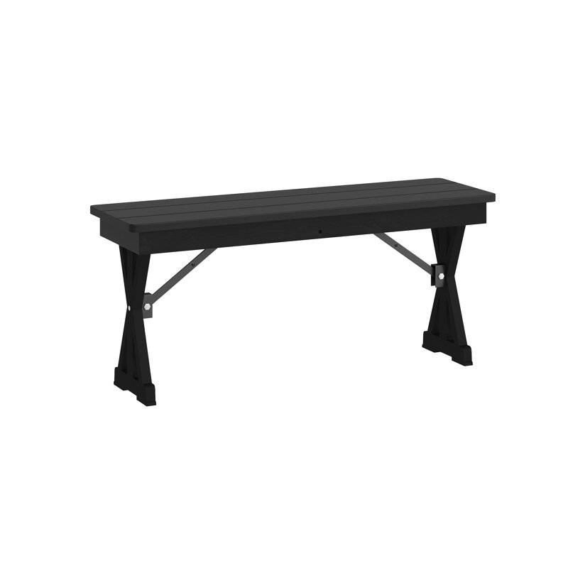 40" X 12" Antique Solid Pine Farmhouse Folding Bench