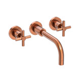 East Linear Wall Mount Bathroom Faucet