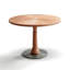 Table ronde en bois massif-133595282