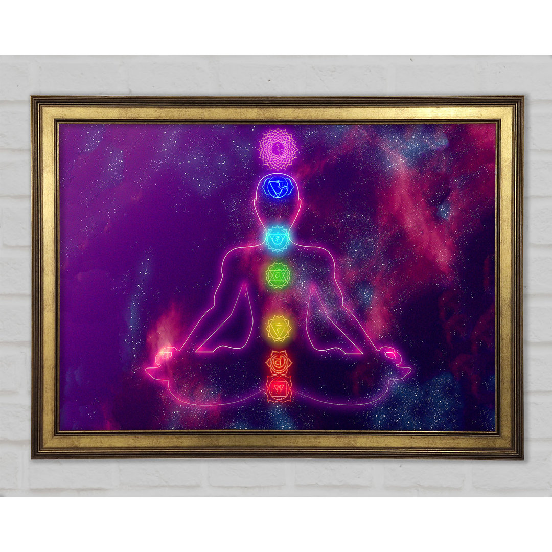 Chakra Meditation Farben 3 - Drucken