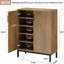 Armoire de rangement, range-chaussures spacieux, armoire à chaussures