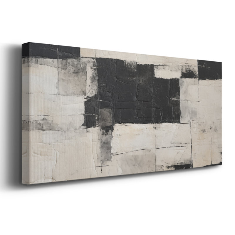 Toile tendue avec châssis Abstract Series 3 # XC-Wide, H 12 po x l 30 po