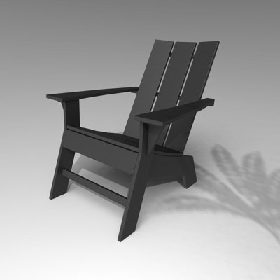 Chaise Adirondack en plastique
