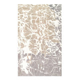 Hand Woven Cotton and Wool Abstract Area Rug