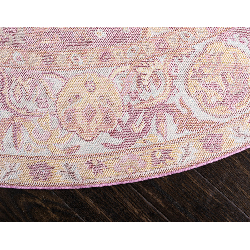 Glasser Oriental Indoor Rug, Round 8'