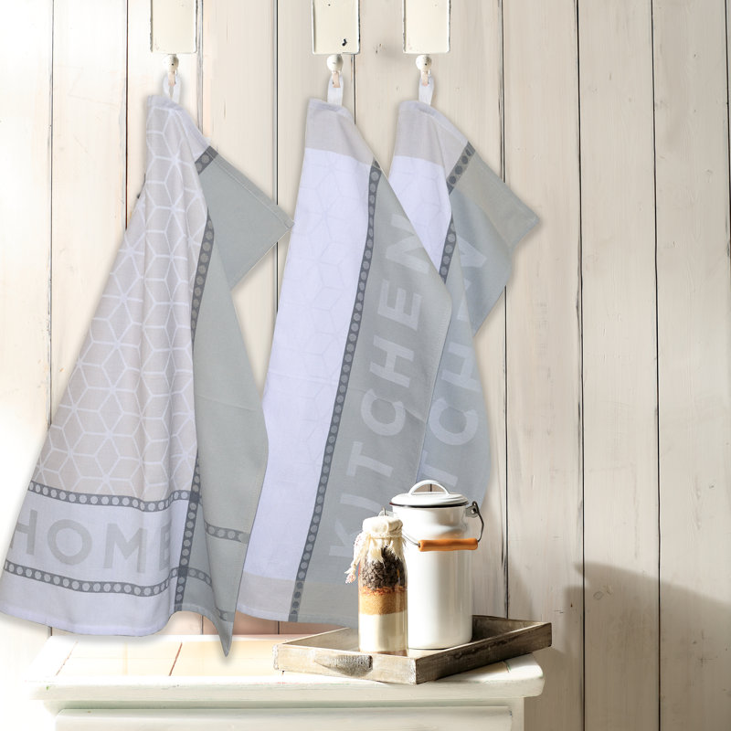 Cotton Jacquard Tea Towel Set Kitchen Towel