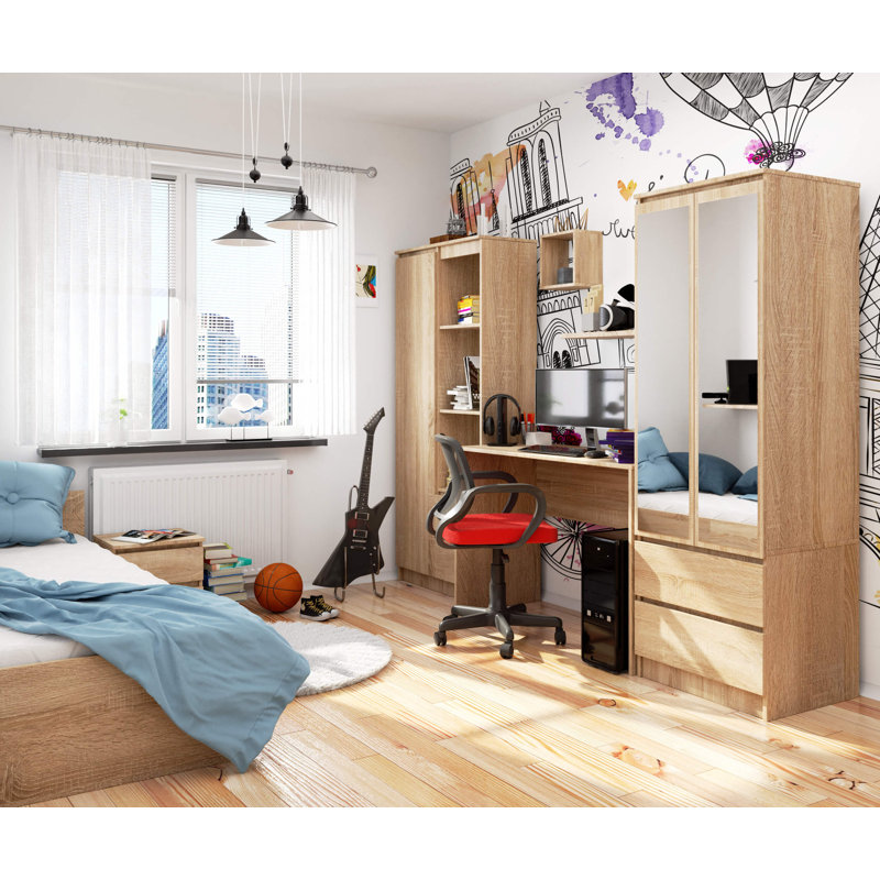 Eldric Desk Shell, Oak
