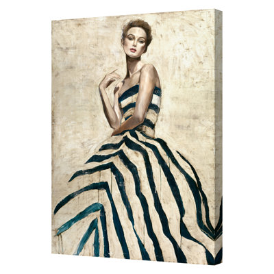 Stripes In Repose Print by Atkinson, Sarah