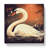Swan Retro No.3 - No Frame Print-2091638464