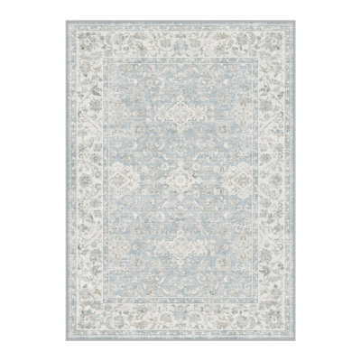 Tapis lavable avec fond antidérapant en cachemire Fonda Vintage