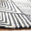 Tapis gris anthracite / ivoire en laine touffeté à la main Rossville-1272235486
