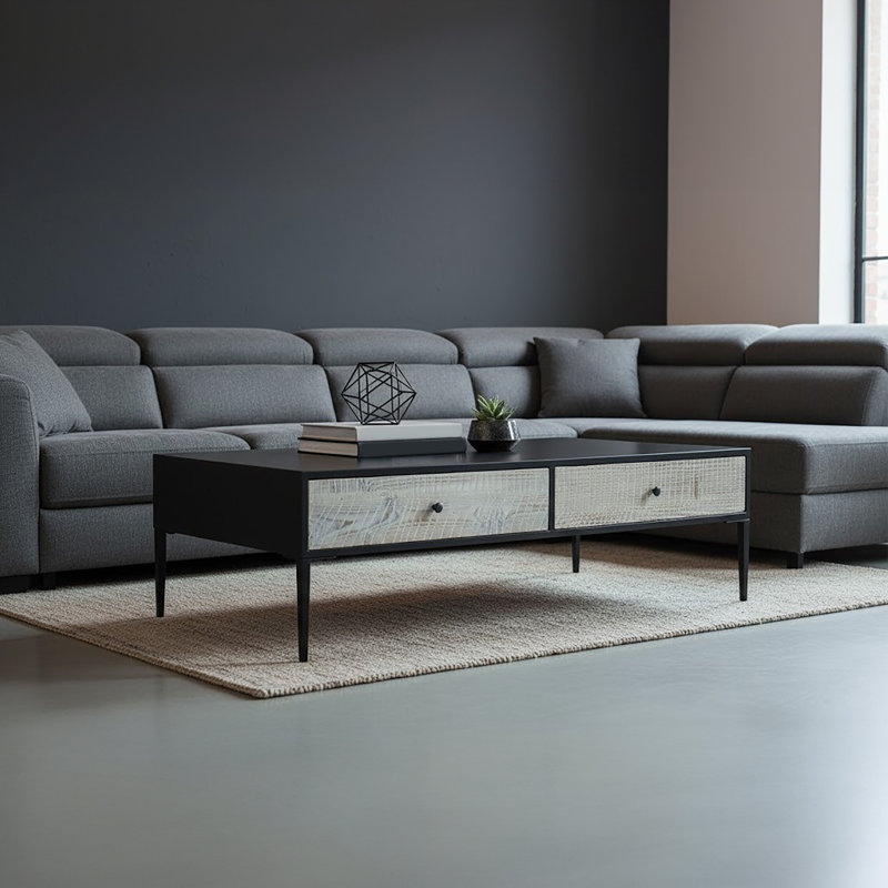 Four Leg Coffee Table with Storage