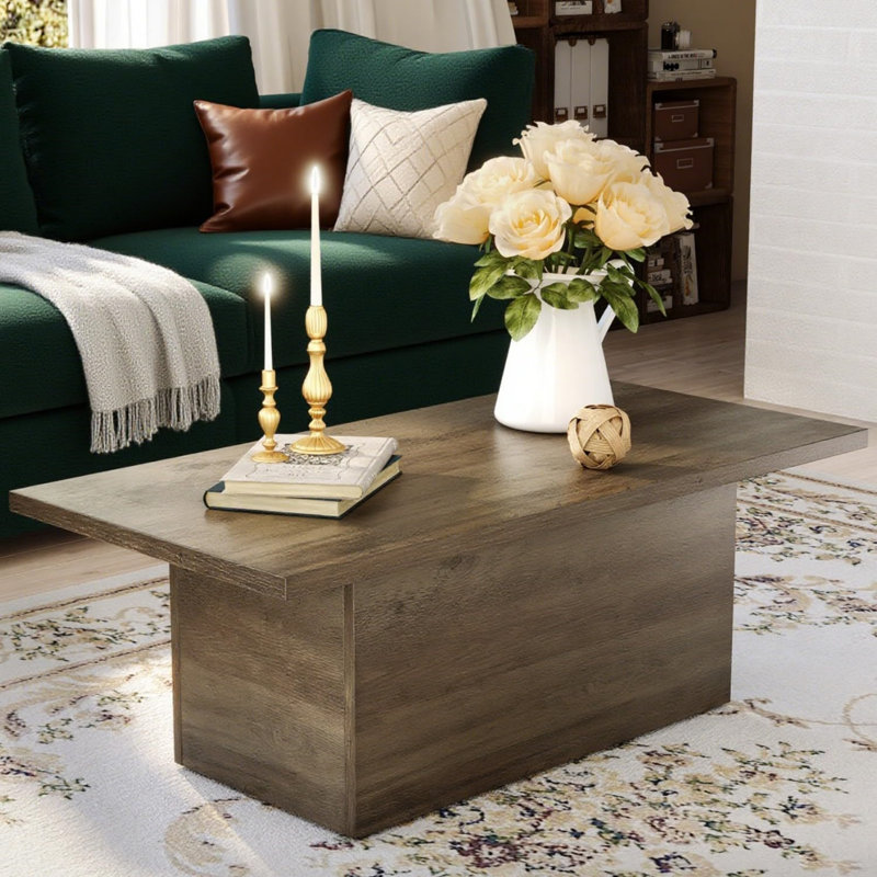 Table basse Modern Farmhouse, Brun