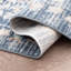 Tapis oriental rectangulaire en polyester bleu marine Helen-1310748033