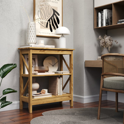 Loughlam 31.50'' W Solid Wood Shelving Unit