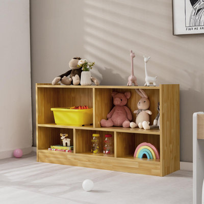 Aachal 24" H x 44" W Toy Storage Kids Bookcase by Isabelle & Max