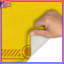 Yellow Geometric Border Bath Mat-130098740