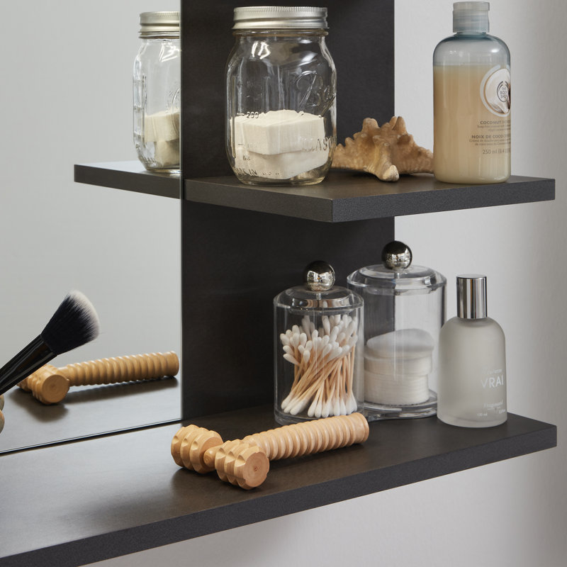 Gaibrial Engineered Wood Flat Wall Mirror