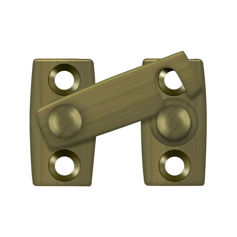 Brass Latch/Catch/Bolt, Antique Brass
