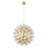 Mentzer 92-Light LED Modern Globe Chandelier