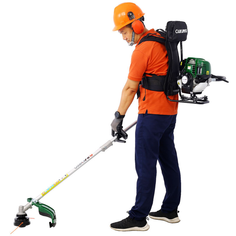 Sac à dos multifonctionnel 4 en 1, système de jardinage 4 temps 38CC avec scie à gaz