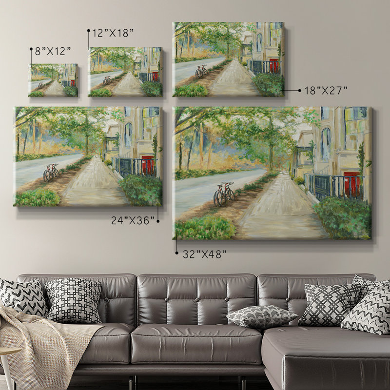 Sunny Side Of The Street Premium Gallery Wrapped Canvas - Ready to Hang, 8" H x 12" W