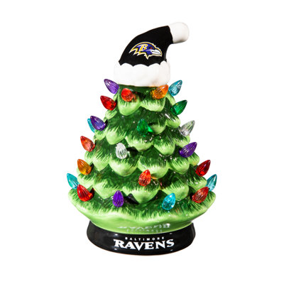 Maclachlan 8" NFL Ceramic Christmas Tabletop Tree