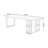 Light-walnut Rectangular Solid Wood Desk-109514466