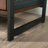 Side Table/Night Stand, Brown Finish