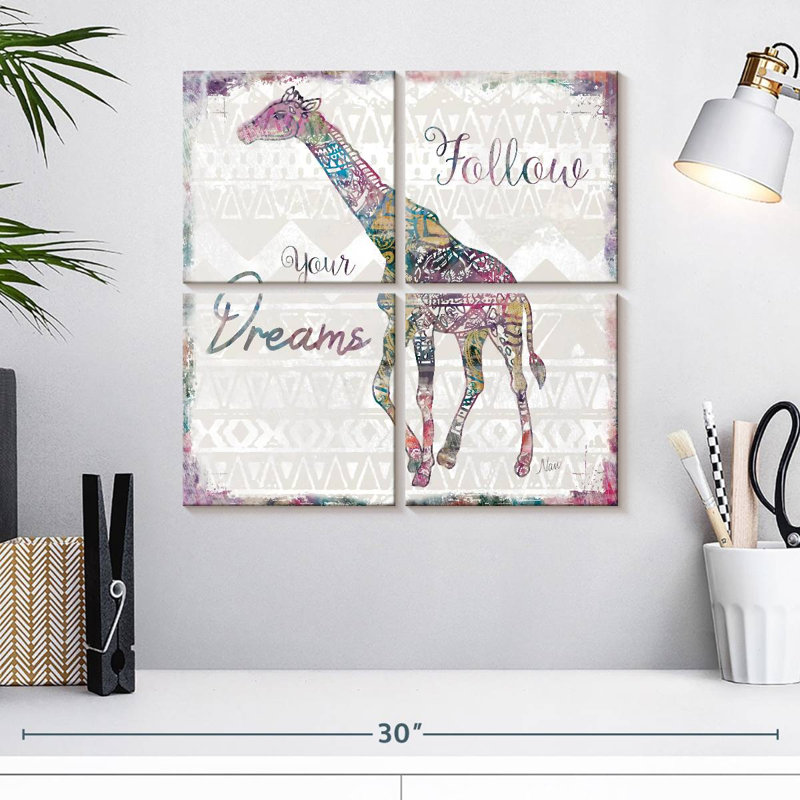 Brampt Boho Suivez vos rêves, H 18 po x l 18 po