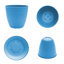 Jardinière intérieure / extérieure en plastique recyclé Dayton avec soucoupe attachée-1215370448-1208387132