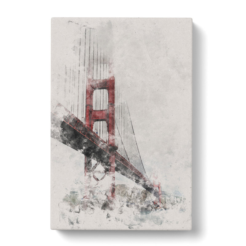 Golden Gate Bridge Vol.4 - Wrapped Canvas, 76cm H x 50cm W x 3cm D