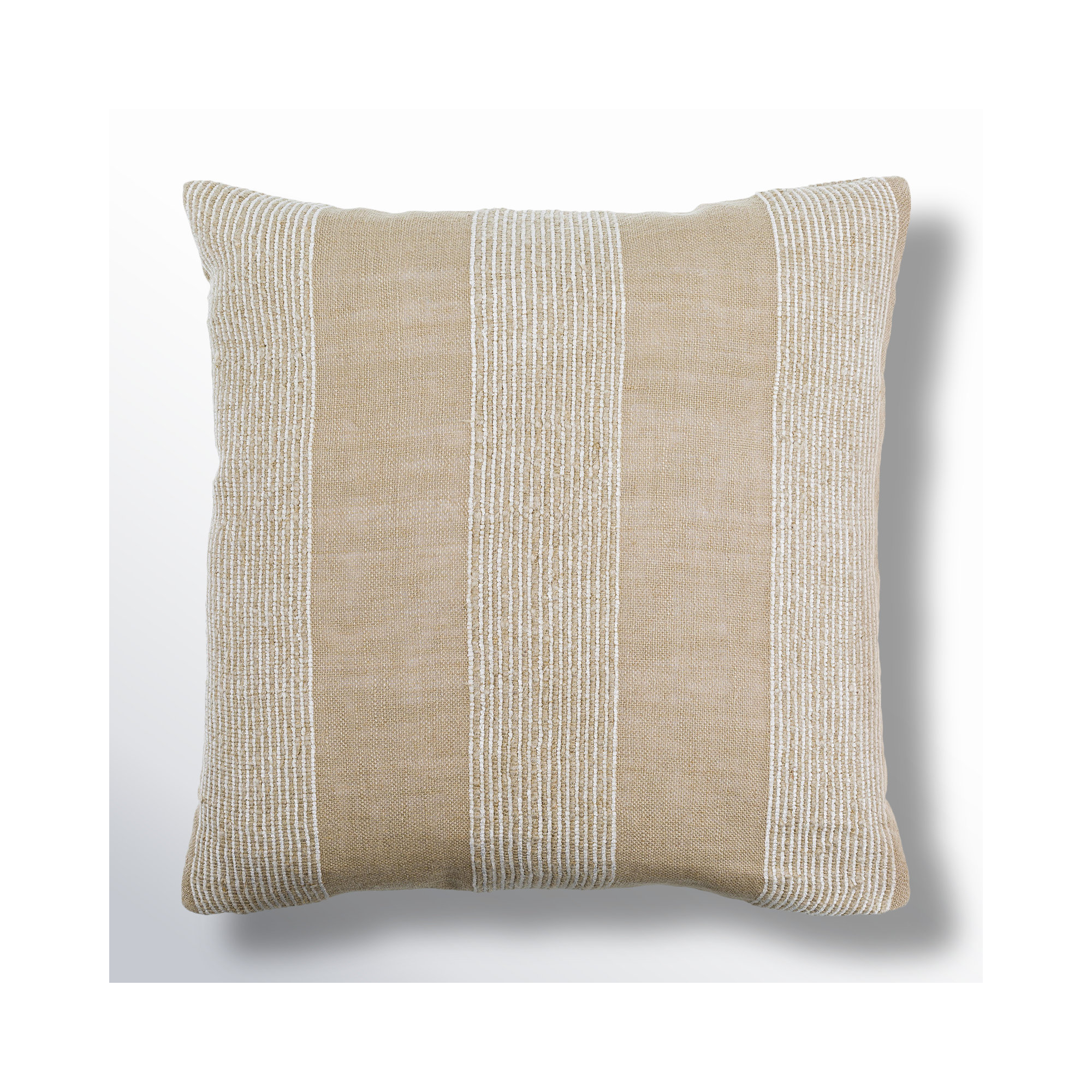 Liliana Striped Linen Throw Pillow, 20" x 20", Pillow Cover Only - No Insert