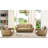 8802 Taupe Leather Sofa