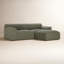 Canapé modulaire rembourré 93 po avec repose-pieds Morell-114773226