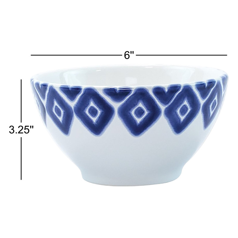 Santorini Handmade Ceramic Cereal Bowl