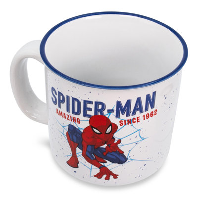 Tasse de camping en céramique Marvel Spider-Man «Amazing Since 1960» | Peut contenir 20 onces