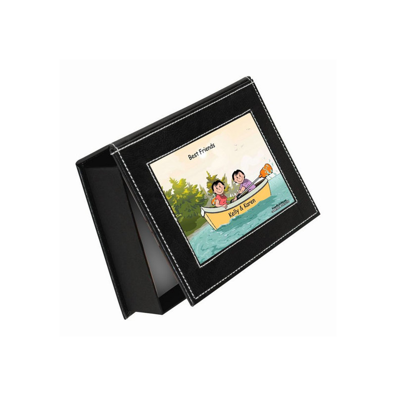 Faux Leather Memory Box